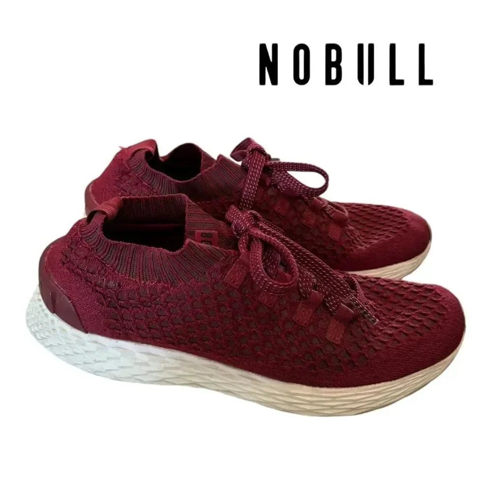 NOBULL Crimson Men's Mid-rise Diamond Knit Runners Sneakers 9